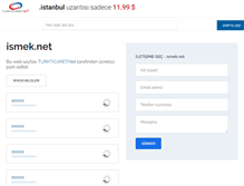 Tablet Screenshot of ismek.net